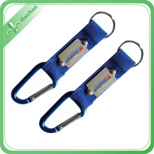 Billiges kundenspezifisches Ereignis Keychain mit Aluminiumkarabiner